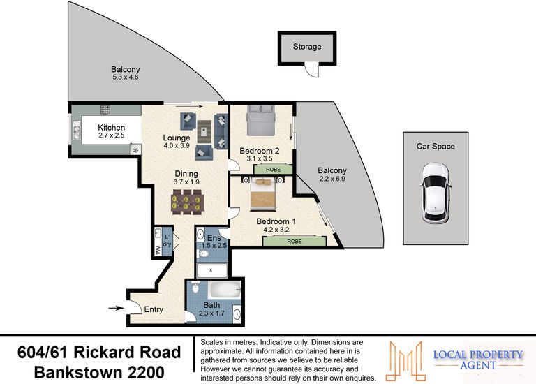 604 / 61 Rickard, Bankstown