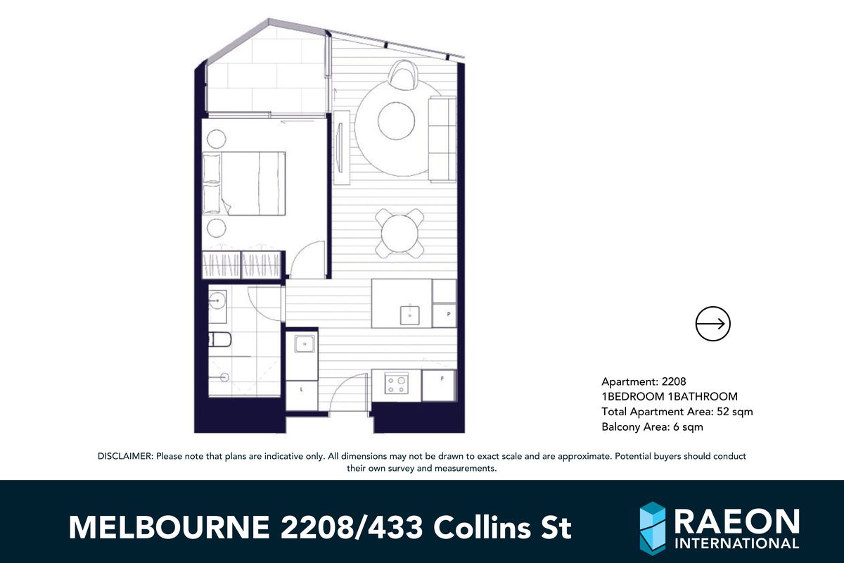 2208 / 433 Collins Street, Melbourne