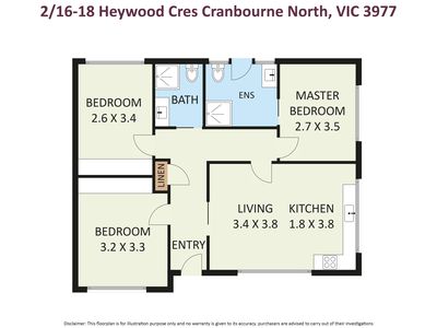 2 / 16-18 Heywood Crescent, Cranbourne North