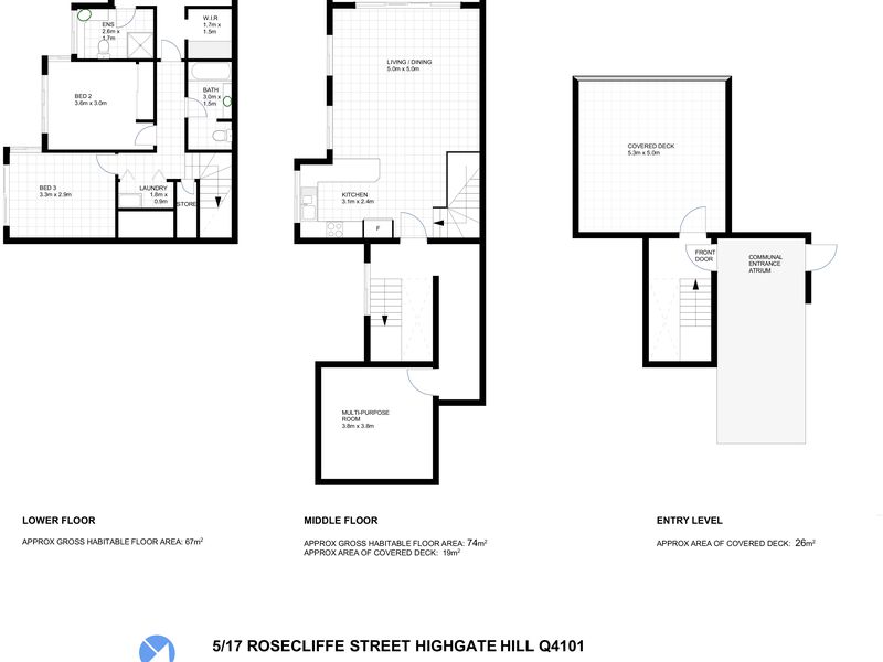 5 / 17 Rosecliffe Street, Highgate Hill