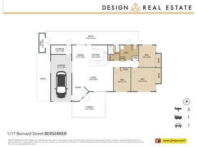 1 / 17 Bernard Street, Berserker