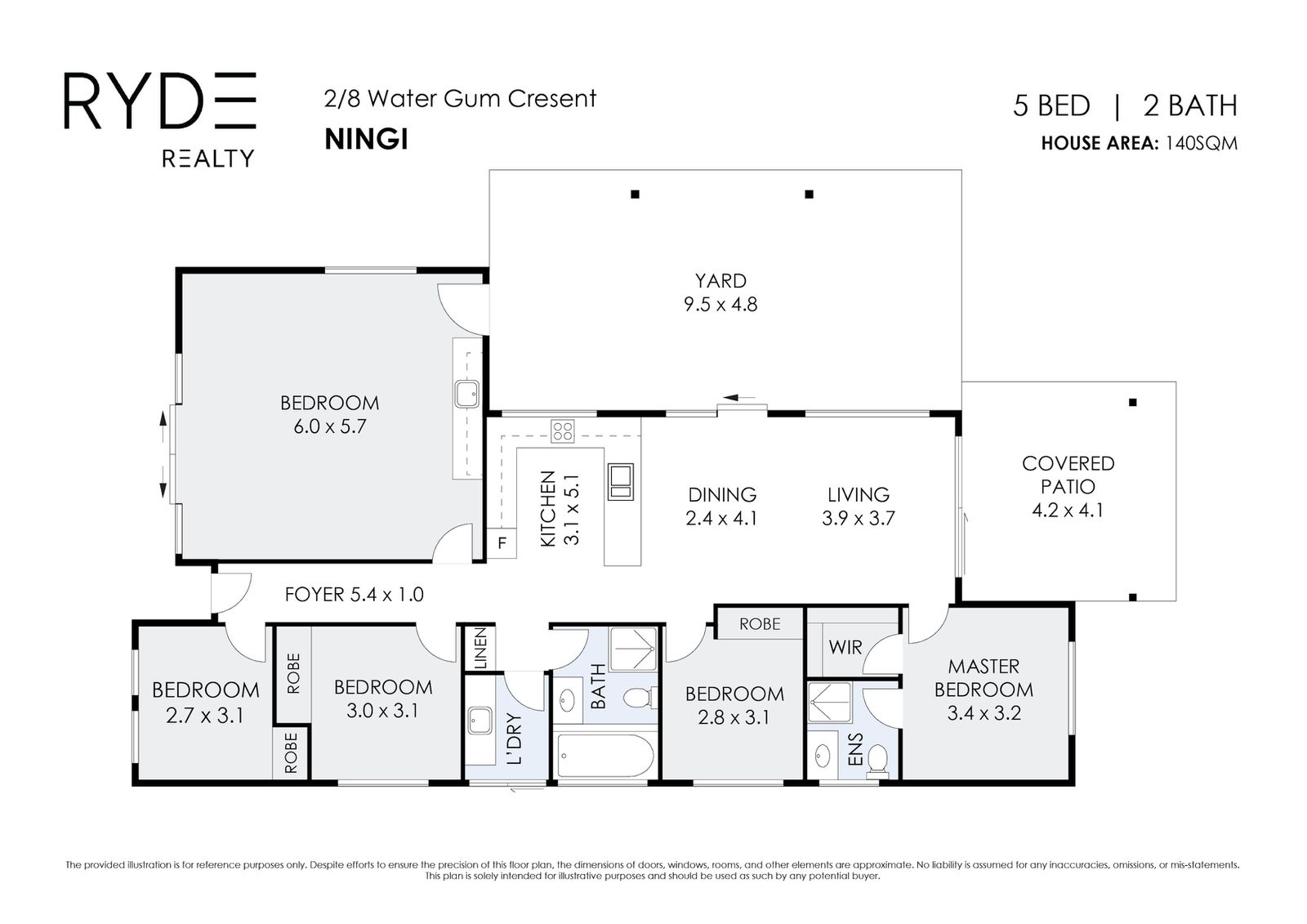 Floorplan, 2/8 Water Gum Crescent, Ningi