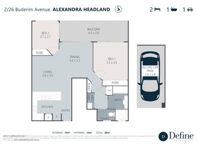 2 / 26 Buderim Avenue, Alexandra Headland