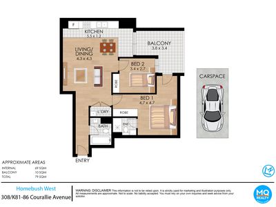 K308 / 81-86 Courallie Avenue, Homebush West