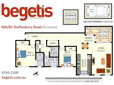 404 / 65 Shaftesbury Road, Burwood