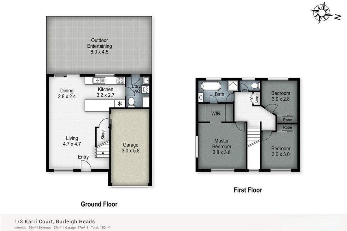 1 / 3 Karri Court, Burleigh Heads