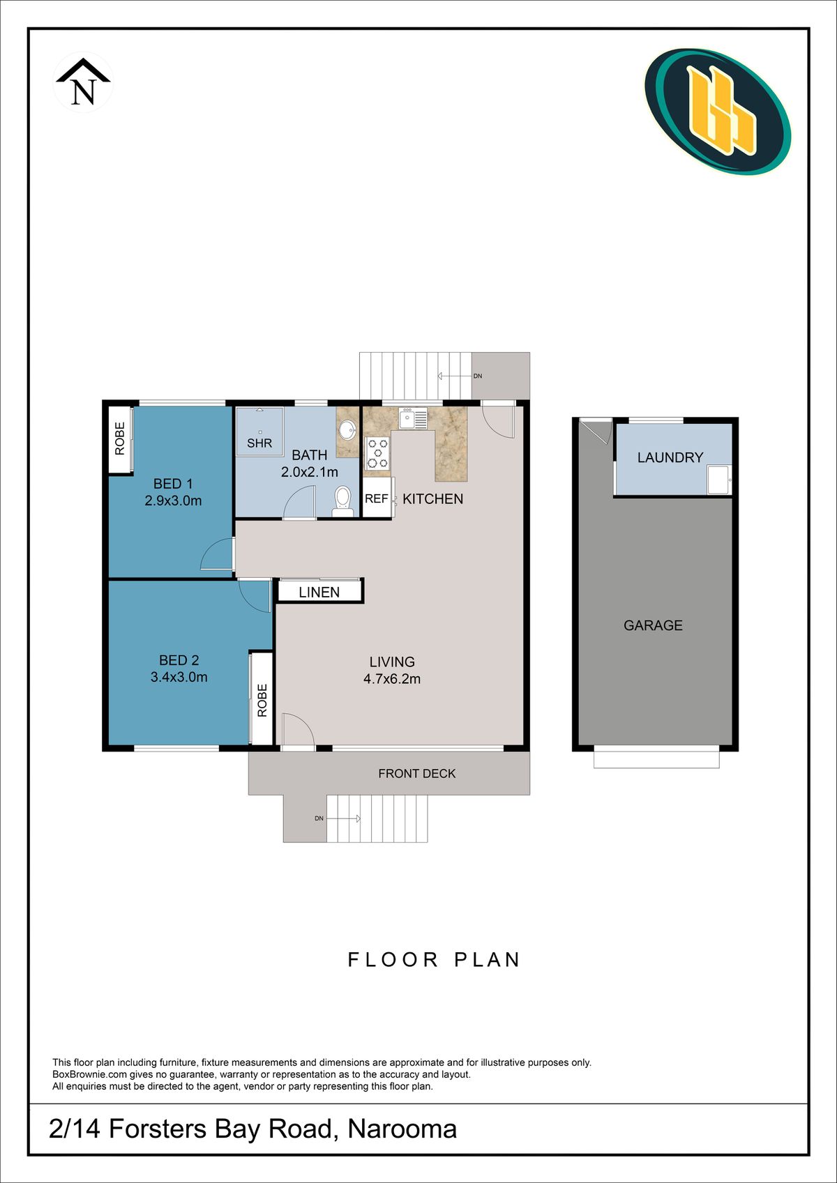 2 / 14 Forsters Bay Road, Narooma