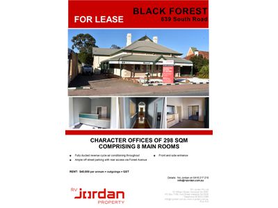 639 South Road, Black Forest