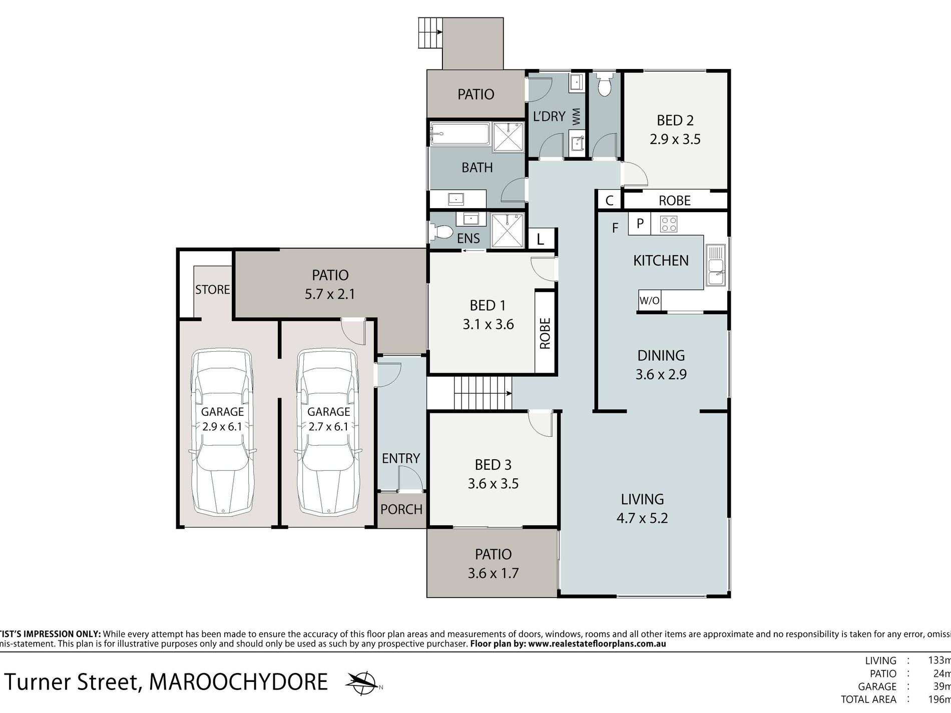4 Turner Street, Maroochydore Floor Plan