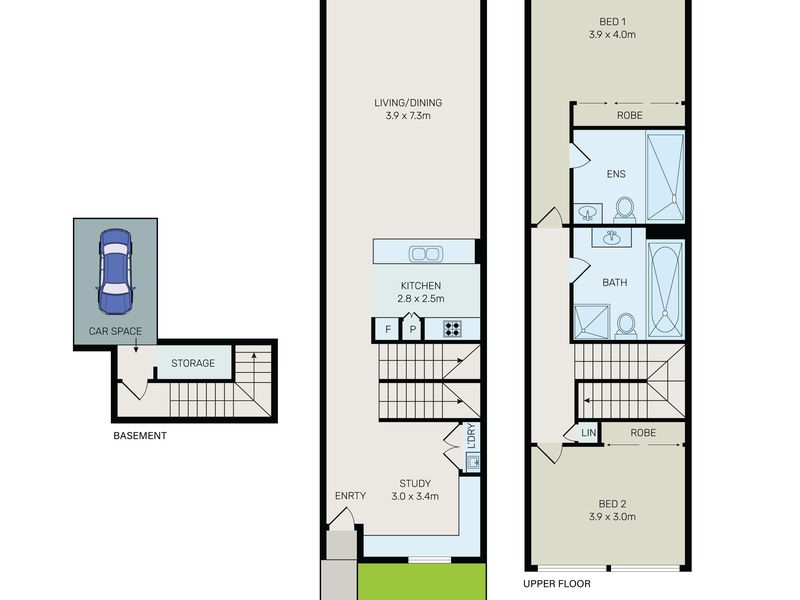 10 Sevier Avenue, Rhodes Floor Plan
