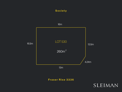 LOT 530 Society, Fraser Rise