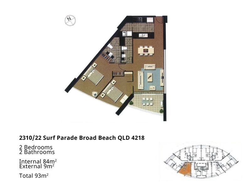 2310 / 22 Surf Parade, Broadbeach
