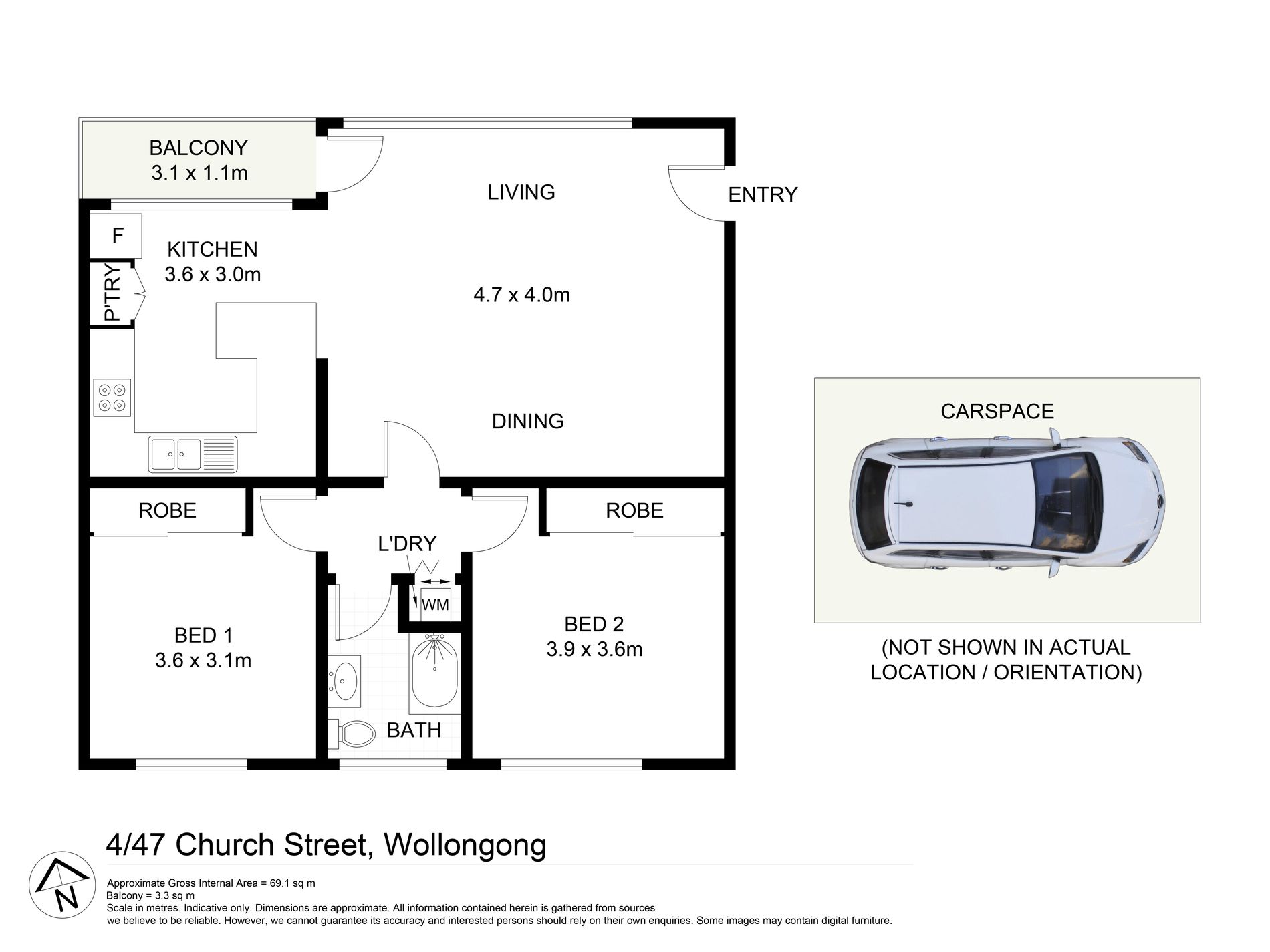4 / 47 Church Street, Wollongong