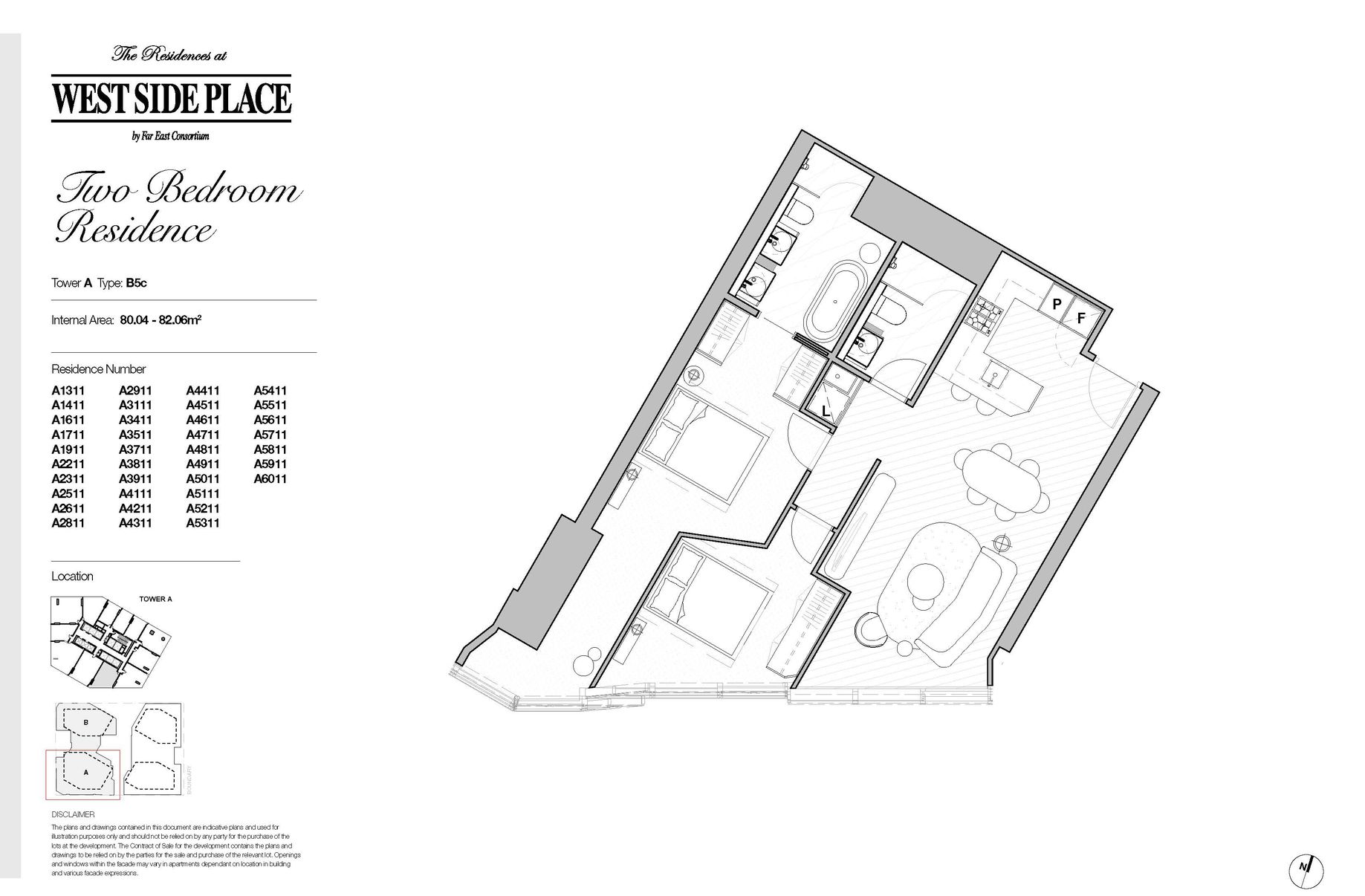 Tower A 2 Bed  / 639 Little Lonsdale Street, Melbourne