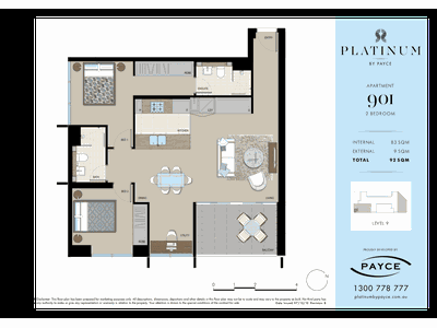 901 / 3 George Julius Ave, Zetland