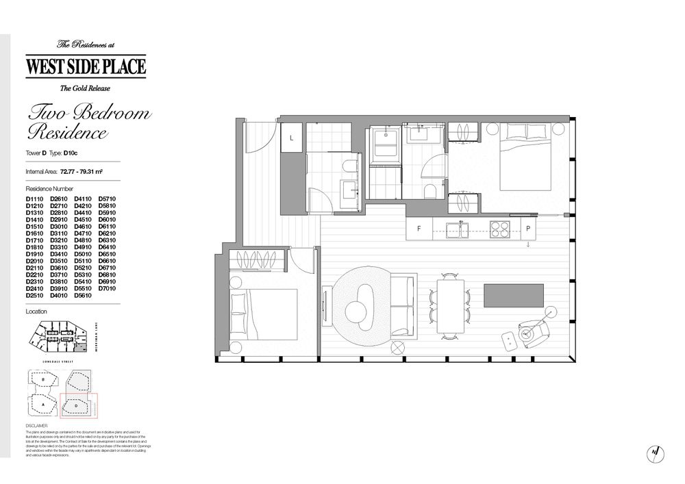 Tower D 2Bed 2Bath / 648 Lonsdale Street, Melbourne