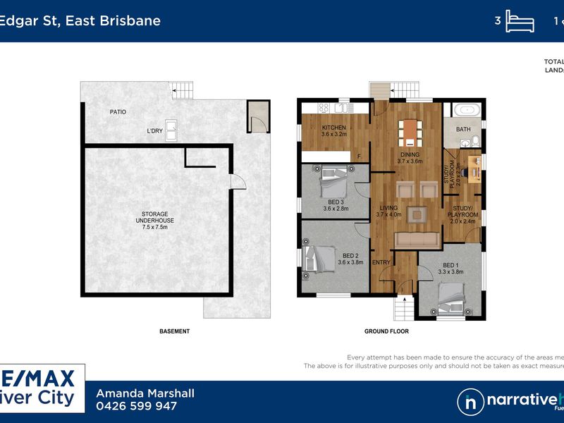 52 Edgar Street, East Brisbane Floor Plan