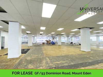 GF / 93 Dominion Road, Mount Eden