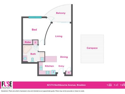 821 / 74 Northbourne Avenue, Braddon