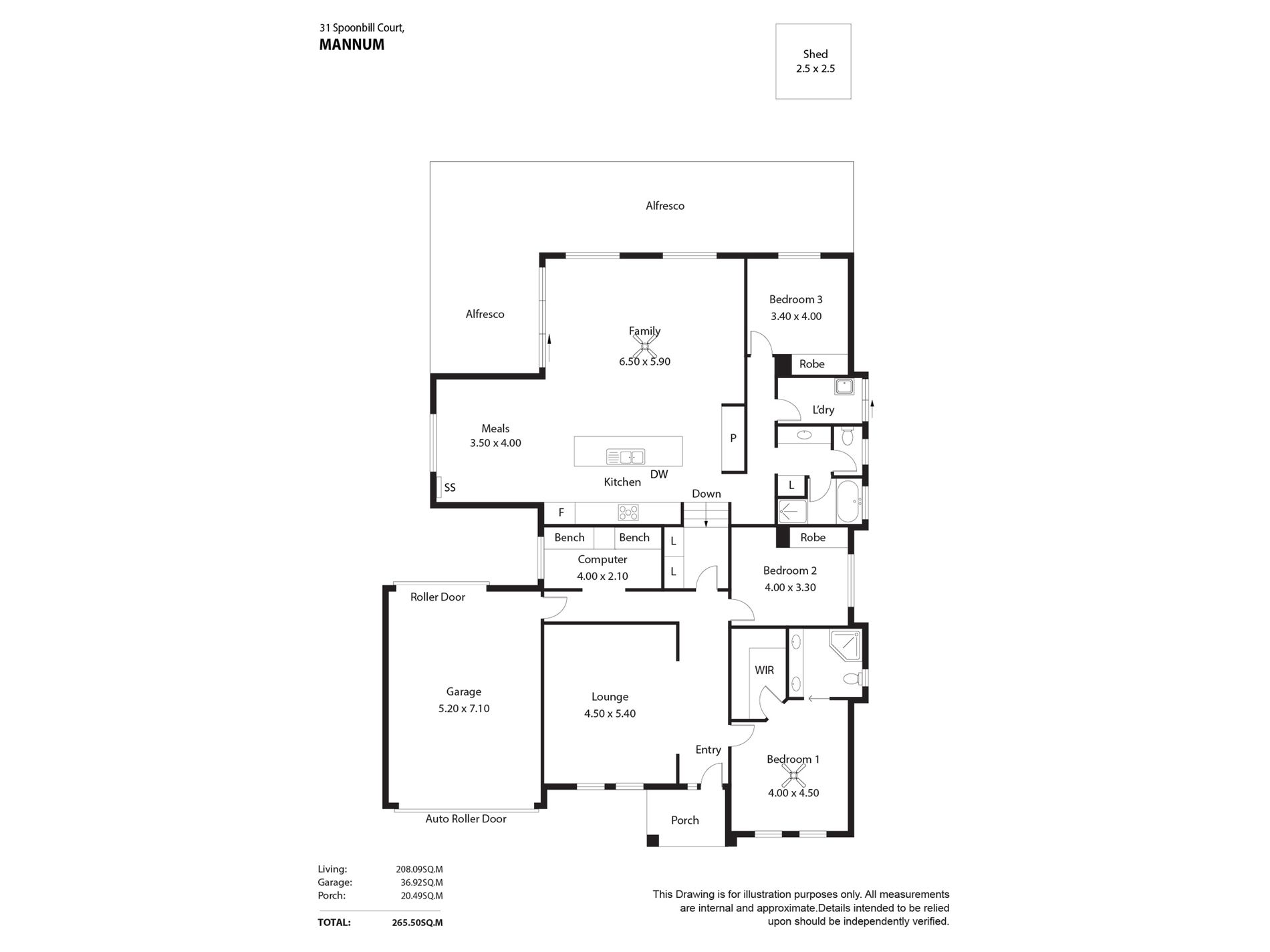 31 Spoonbill Court, Mannum Floor Plan