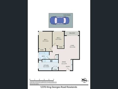 1 / 270 King Georges Road, Roselands