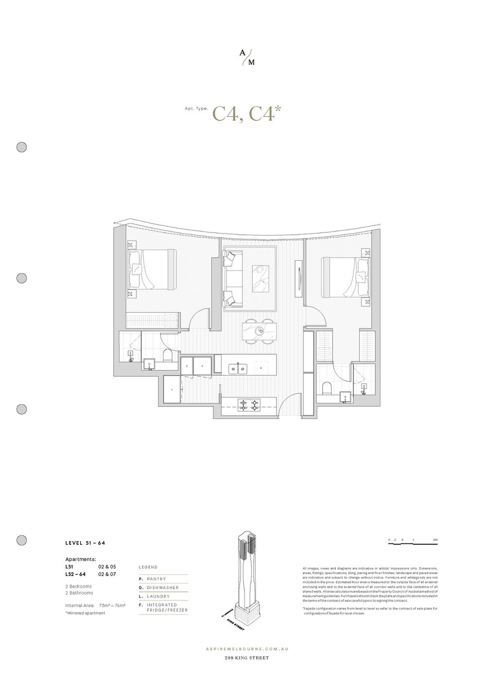 5207 / 299 King St, Melbourne