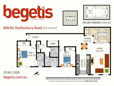 404 / 65 Shaftesbury Road, Burwood