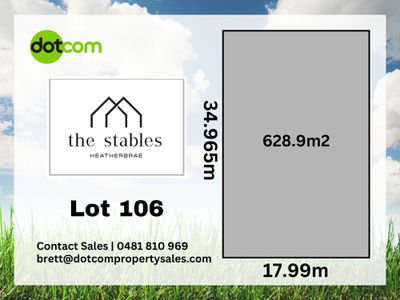 Lot 106, Proposed Road, Heatherbrae