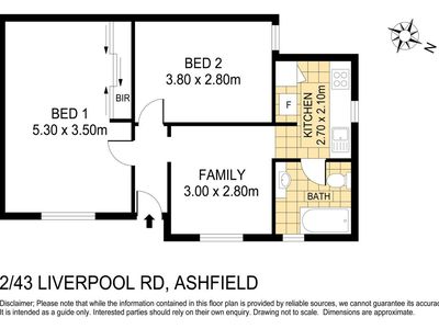 2 / 43 Liverpool Road, Ashfield