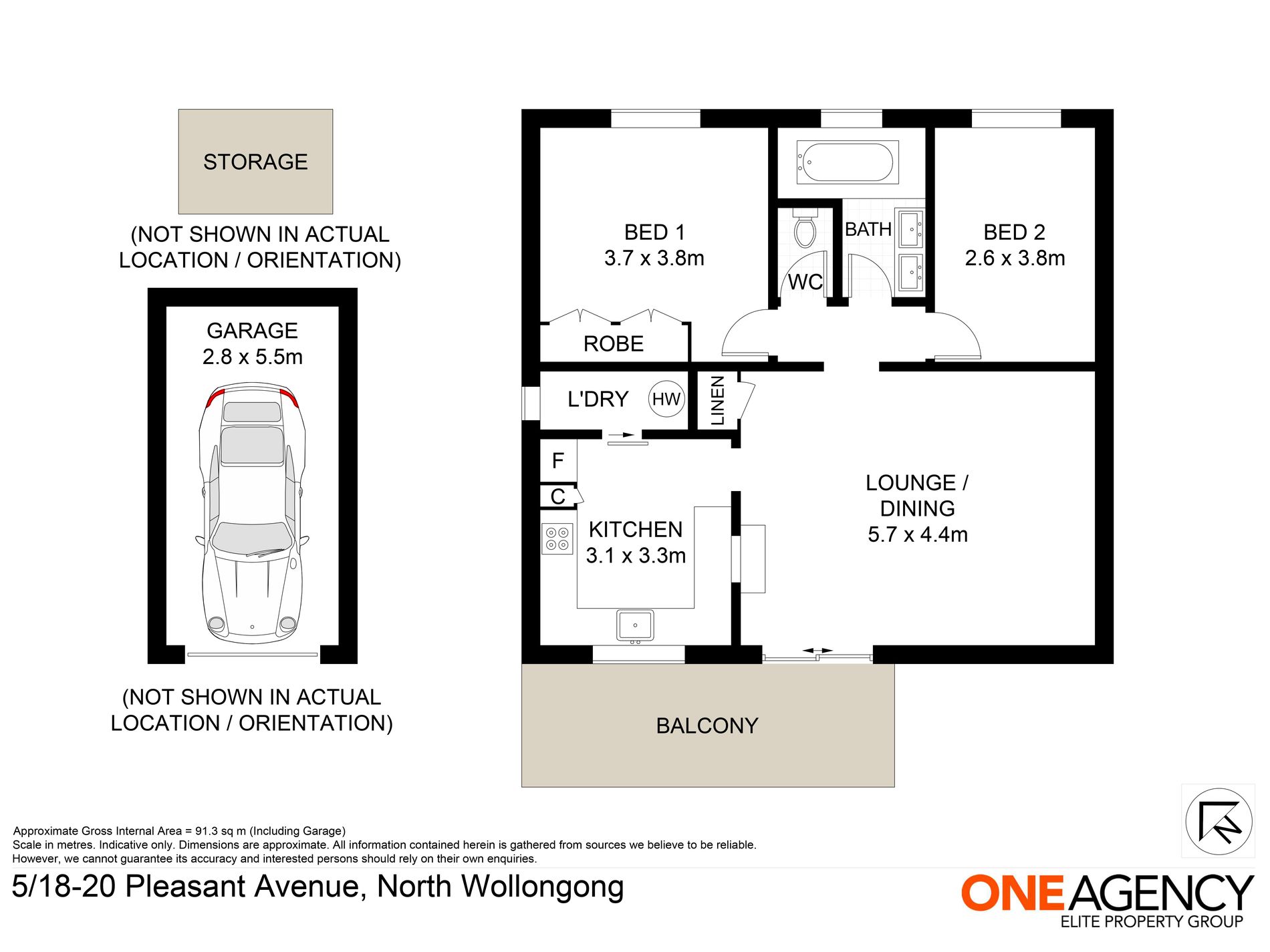 5 / 18-20 Pleasant Avenue, North Wollongong