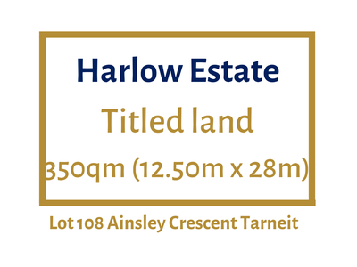 Lot 108 Harlow, Ainsley Crescent, Tarneit