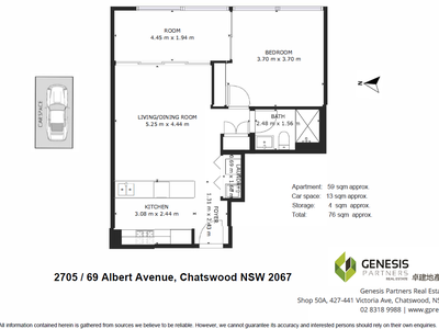 2705 / 69 Albert Avenue, Chatswood