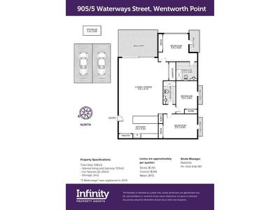 905 / 5 Waterways Street, Wentworth Point