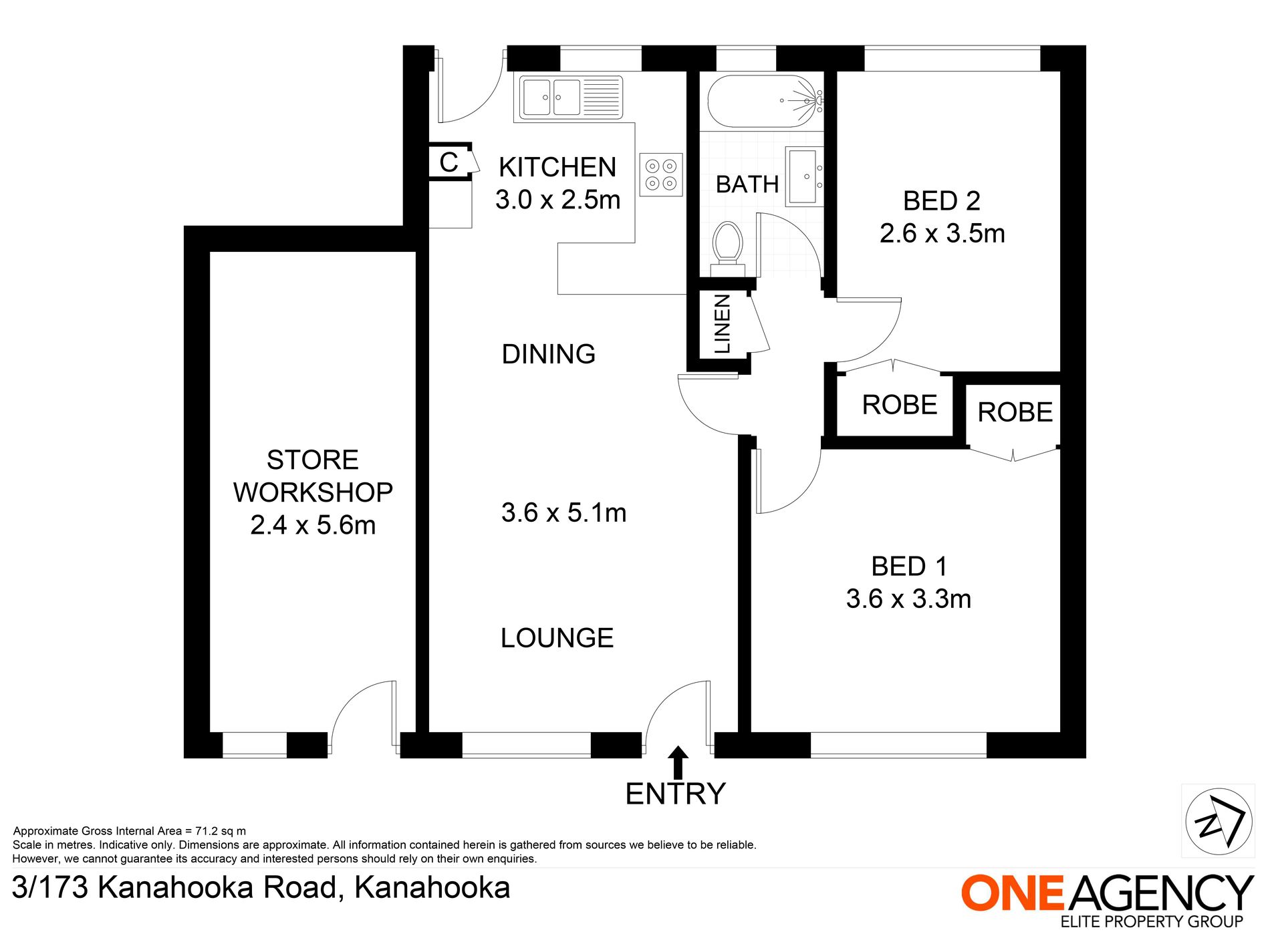 3 / 173 Kanahooka Road, Kanahooka