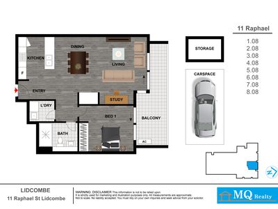 ONE Bed / 11 RAPHAEL STREET, Lidcombe