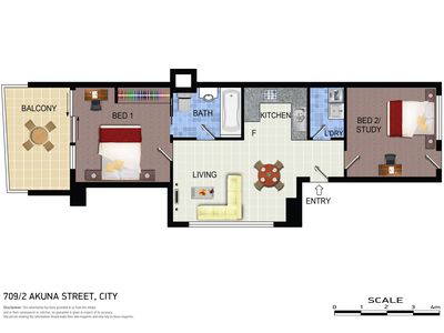 709 / 2 Akuna Street, City