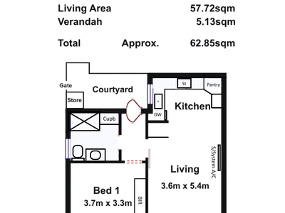 1 / 4 Dunbar Terrace, Glenelg East