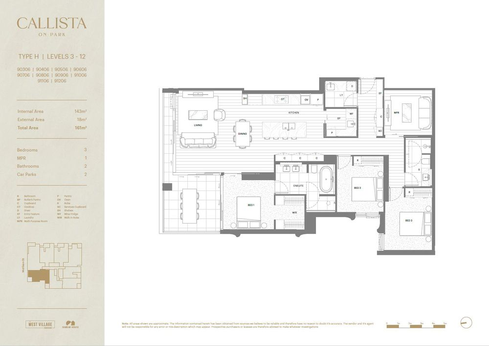 3Bed / 49 Mollison Street, West End