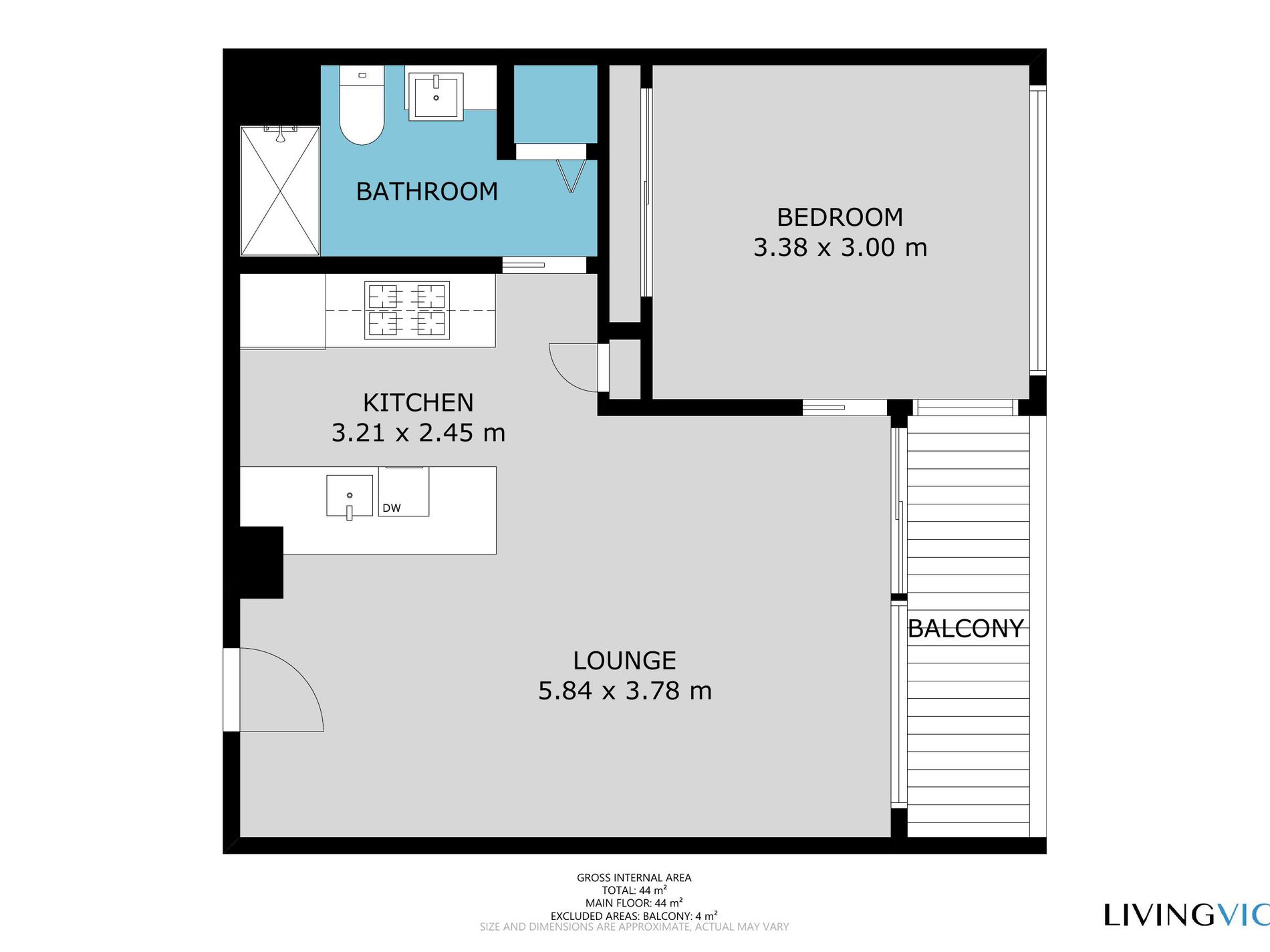 1211 / 63 Whiteman Street, Southbank
