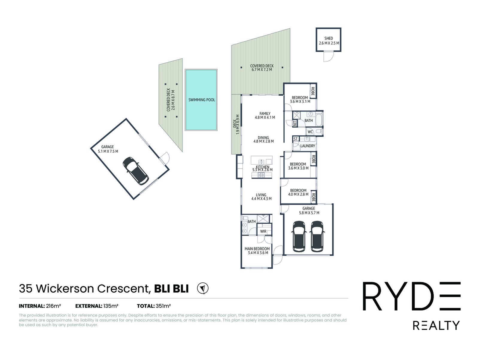 Floorplan, 35 Wickerson Crescent, Bli Bli