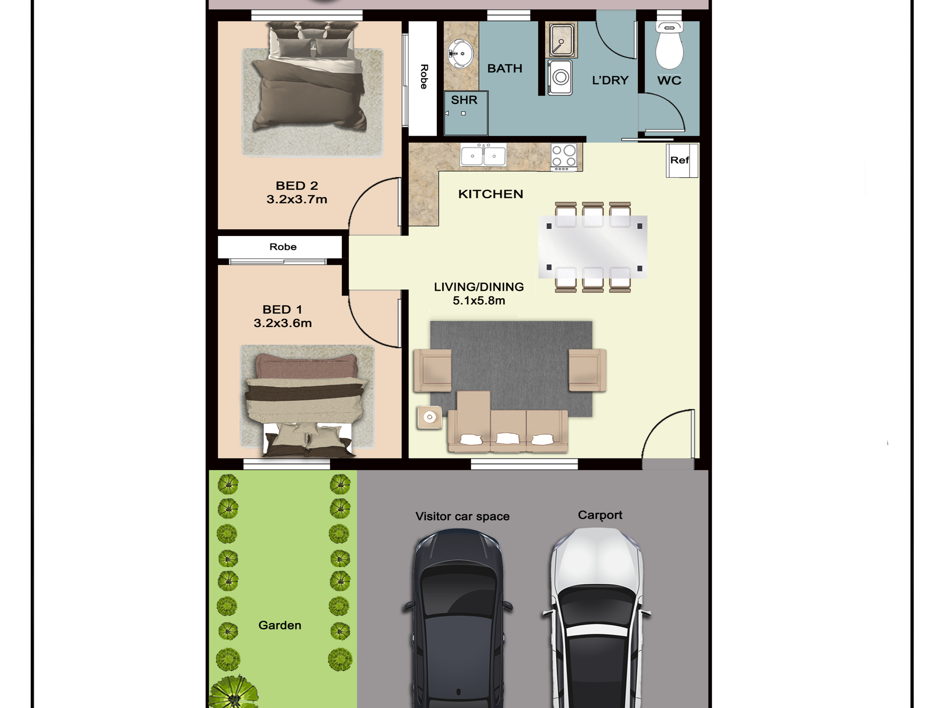 Unit 2 / 83 Mackerel St, Woodgate