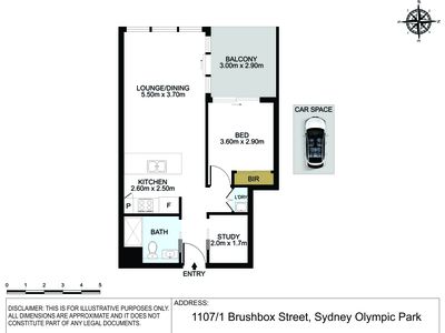 1107 / 1 Brushbox Street, Sydney Olympic Park