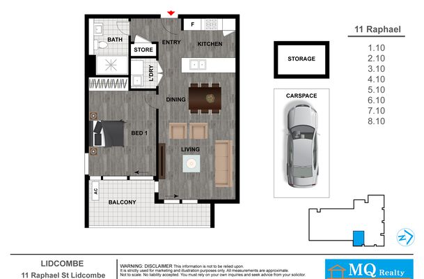 710 / 11 RAPHAEL STREET, Lidcombe