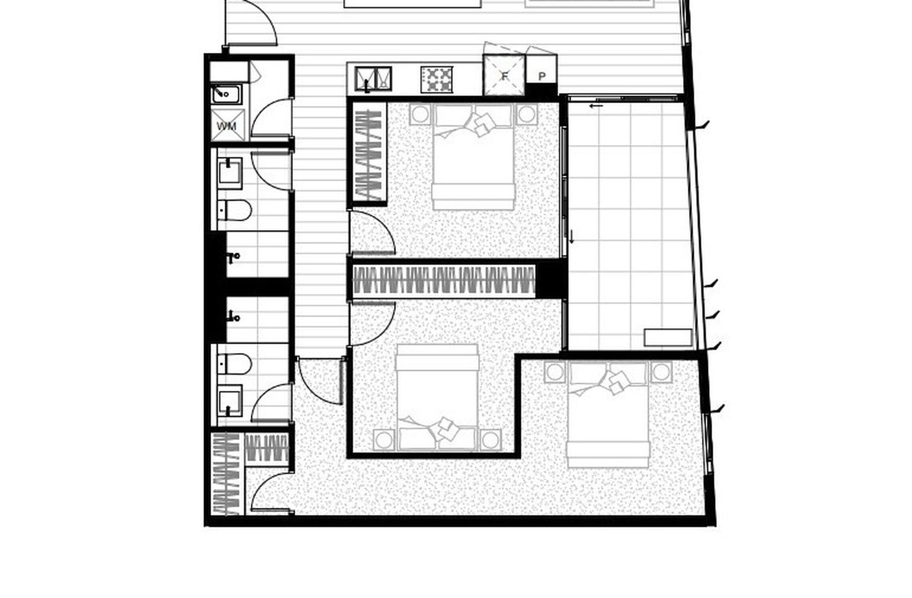 3BR / 58-66 Dorcas Street, Southbank