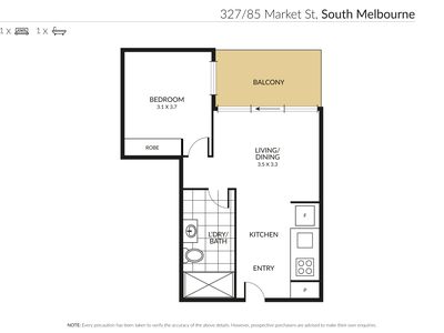 327 / 85 Market Street, South Melbourne