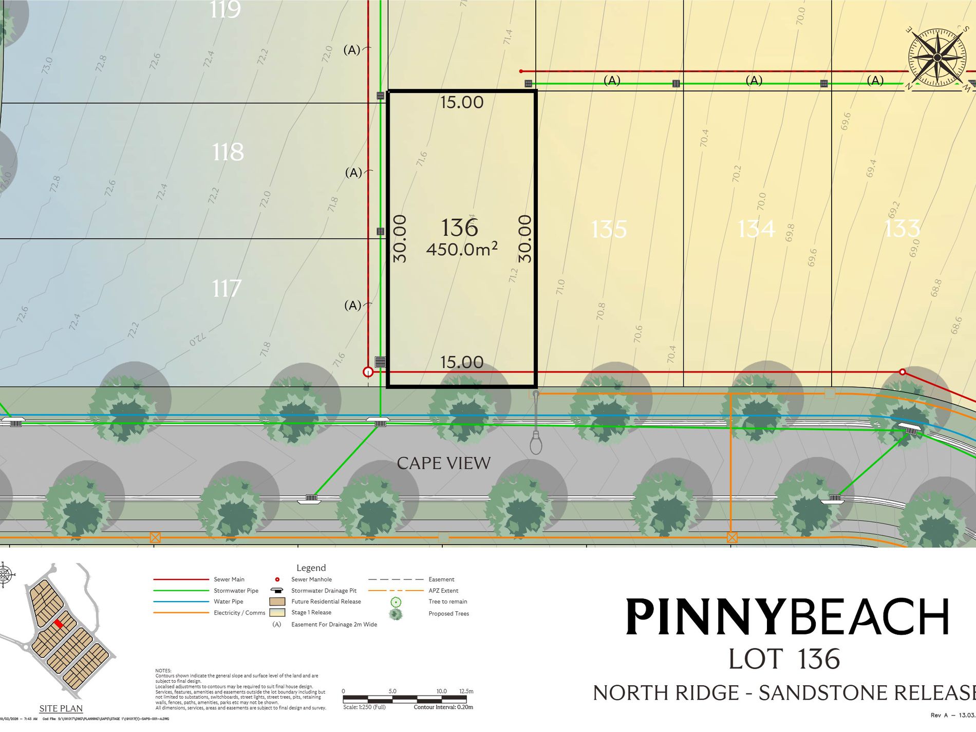 Lot 136, Cape View, Pinny Beach