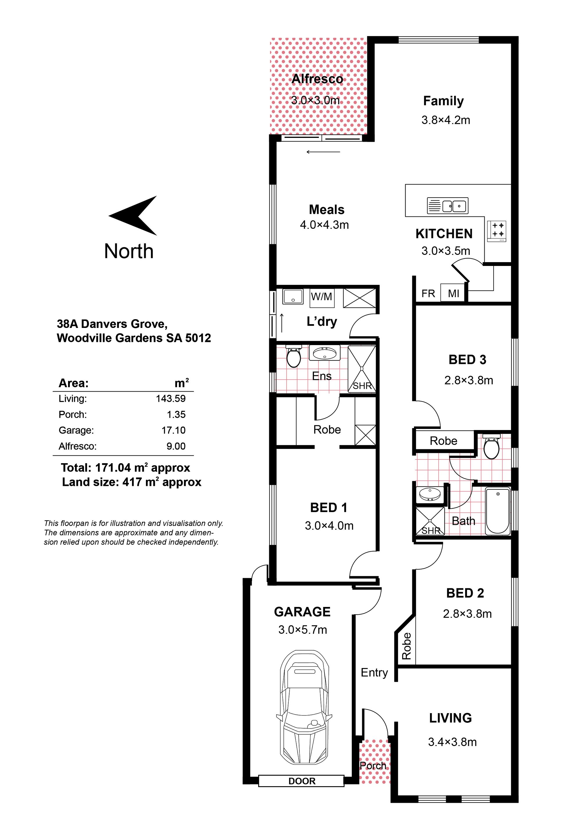 38A Danvers Grove, Woodville Gardens