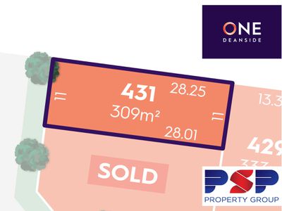 Lot 431, 1-59 Deanside Drive, Deanside