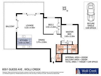 605 / 1 Guess Ave, Wolli Creek