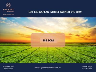Lot 130, Gaplan Street, Tarneit